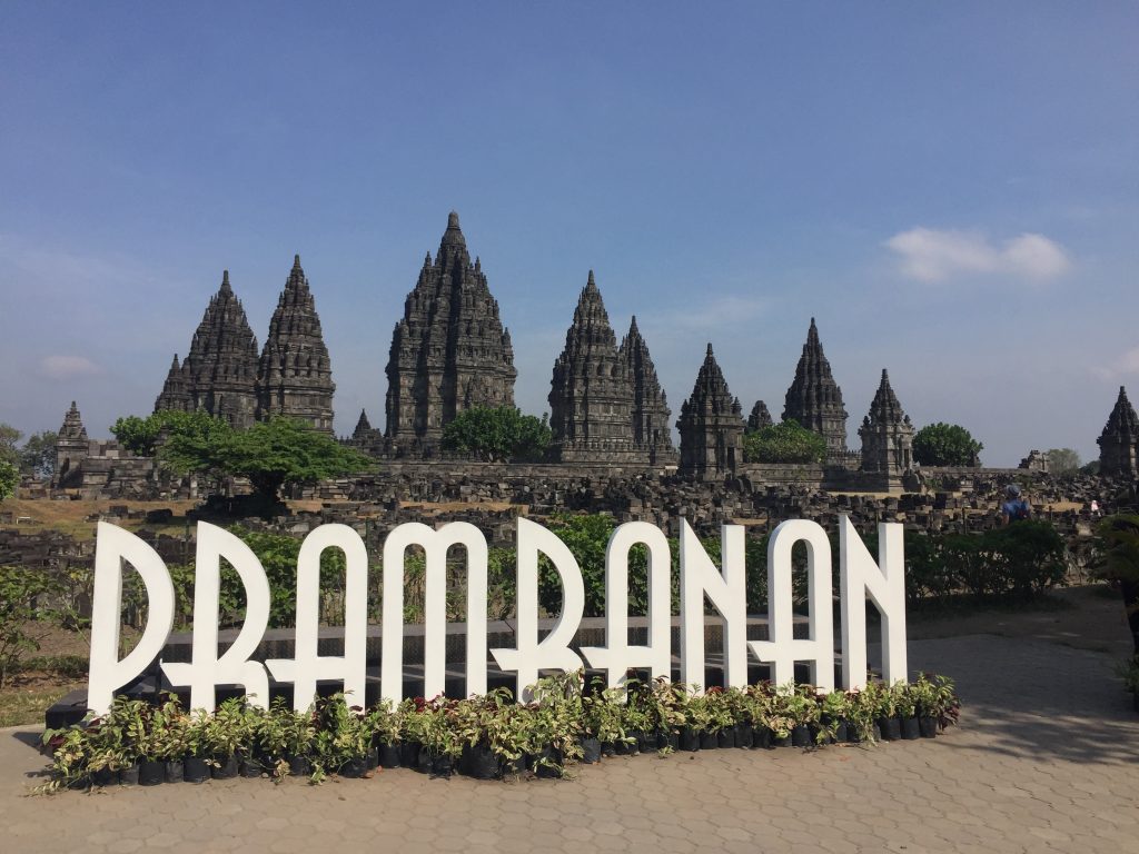 Route Indonesië Prambanan