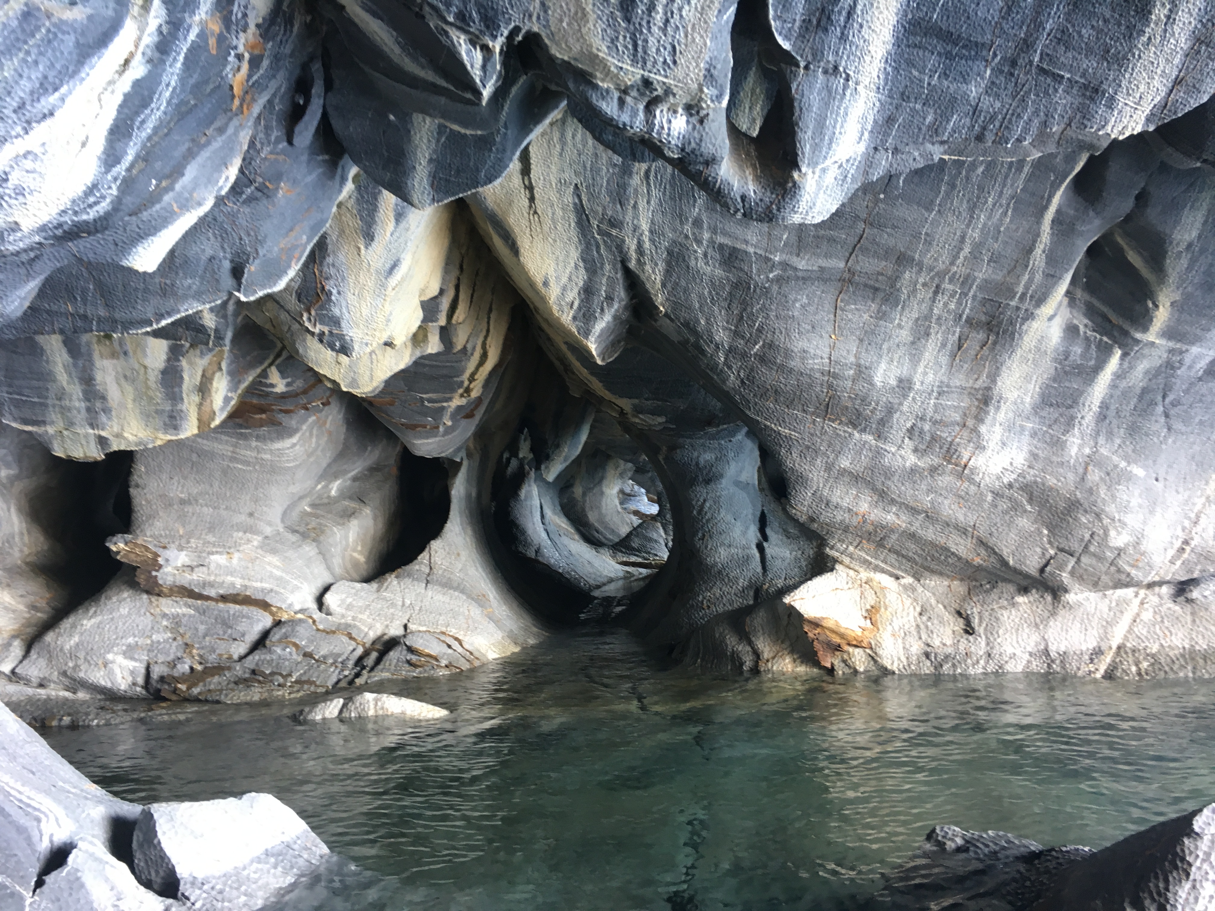 Marble Caves onderweg op de Carretera Austral